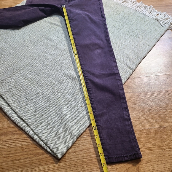 American Eagle Outfitters Women's Super Stretch Sateen Purple Jegging size 4 - Picture 15 of 15